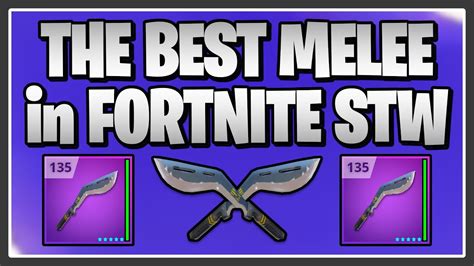 The Founders Nightcleave Best Melee In Fortnite Save The World Youtube