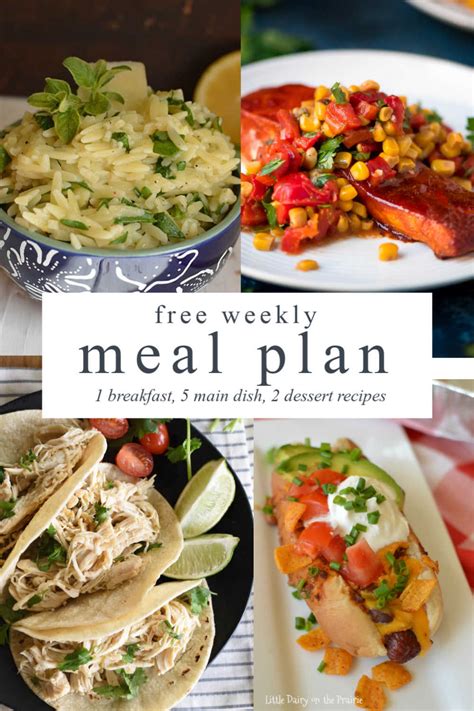 Easy Meal Plan Recipes Best Design Idea