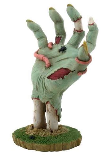 Walking Dead Zombie Hand Rises From The Grave Gruesome Horror Statue
