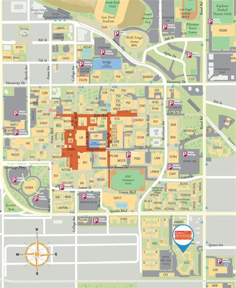 13 Phoenix College Campus Map Maps Database Source