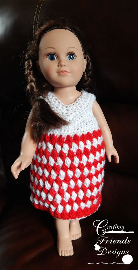 18 Doll Dress Crochet Pattern Collection By Crafting Friends Designs