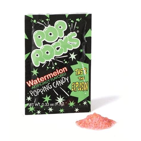 Pop Rocks Watermelon 95g Popping Candy Usa Candy Factory