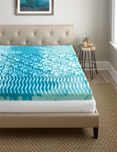 Contura 4 Inch Gellux Gel Infused Cooling Foam Mattress Topper Twin