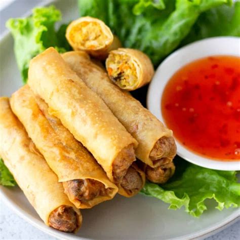 Thai Fried Spring Rolls Thai Caliente Appetizer Recipes