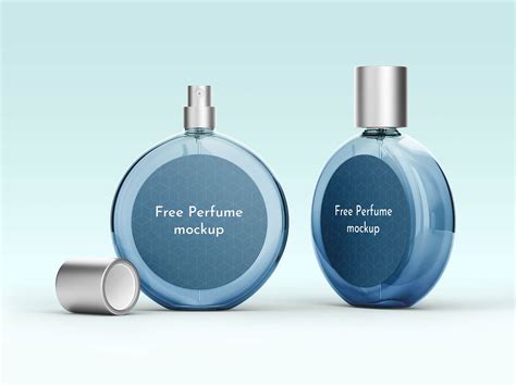 perfume bottle package mockup psd set good mockups