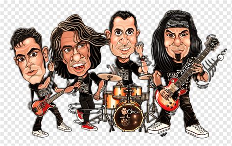 Artwork Band Caricature Ill Post The Final Art When Its Appropriate