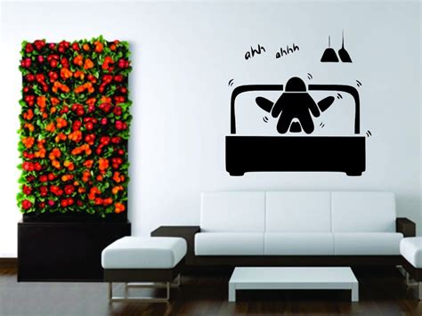 Wall Mural Vinyl Decal Decor Sticker Sex Couple Woman Love Removable Bed Room Wall Stickers