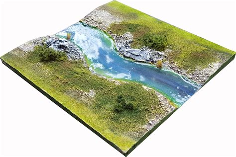 Painted River Extra Tile Terrain For Wargames And Rpgs