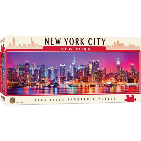 Masterpieces Cityscapes New York 1000 Piece Panoramic Jigsaw Puzzle