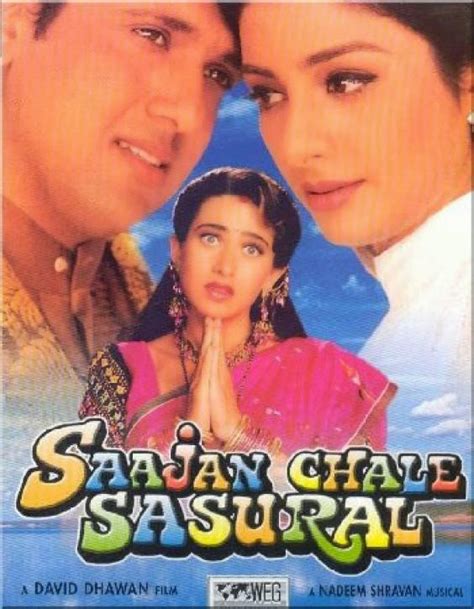 Watch online 123 movies is my hobby and i daily watch 2 hindi movies online and specially on their release day (date) i'm always watch on different websites like 123movies sites in cam print but i always use. Saajan Chale Sasural (1996) Hindi Bollywood Movie Watch ...