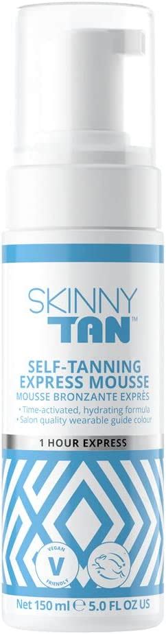 Skinny Tan Self Tanning Express Mousse Lightweight Fast Drying And