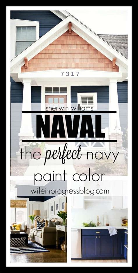 Sherwin Williams Naval The Perfect Navy Blue Paint Color For Your Home
