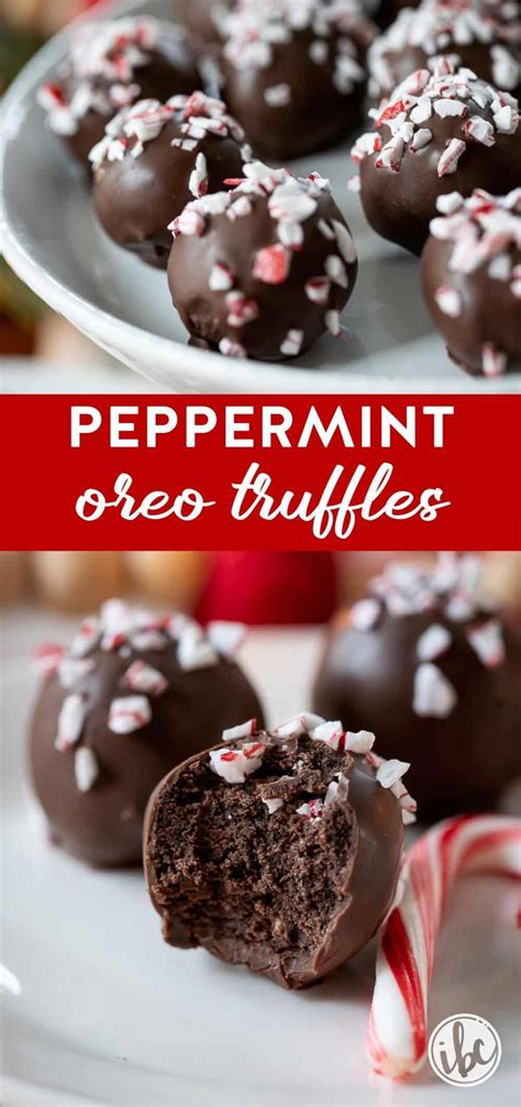 Easy Peppermint Oreo Truffles Recipe Recipe Christmas Candy Recipes