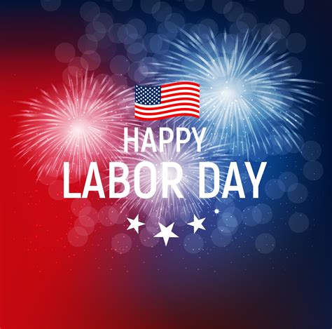 Labor Day In Usa Poster Background Vector Illustration 2833348 Vector