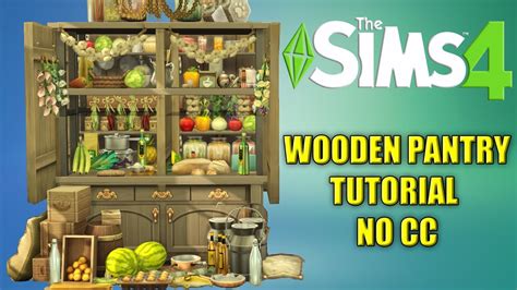 Sims 4 Pantry Ideas No Cc Best Sims 4 Kitchen Cc Appliances Clutter