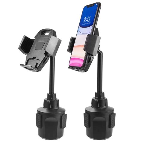 68 Universal High Quality Adjustable Cup Holder Phone Mount With
