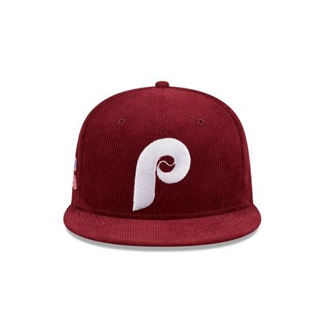 Philadelphia Phillies Throwback Corduroy 59fifty Fitted Hat New Era Cap