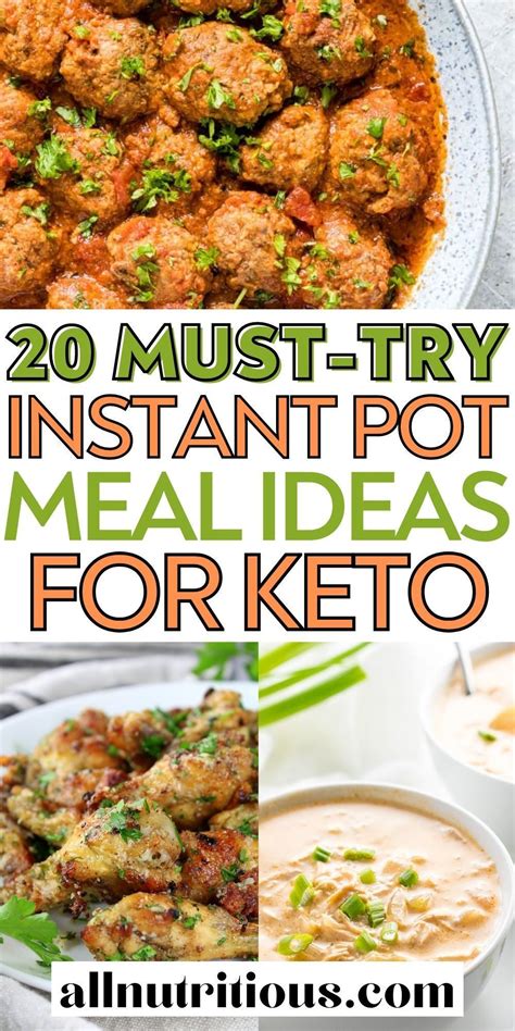 20 Quick Keto Instant Pot Meal Ideas Recipe Instant Pot Recipes