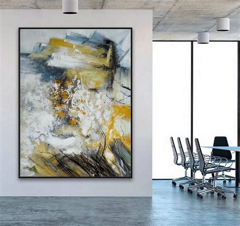 Heavy Texture Abstract Wall Art Hand Painted Modern Contemporary Acrylic Painting On Canvas