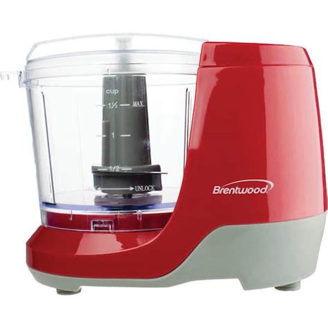 Brentwood Red Mini Food Slicerchopper Mc 109r The Home Depot