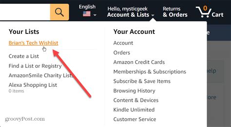 How To Share An Amazon Wish List Groovypost