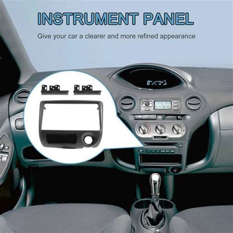 2 DIN Car Radio Facia For Toyota Yaris Echo Vitz 1999 2005 DVD Stereo