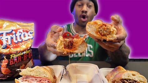 Firehouse Subs New Pepperoni Pizza Meatball Sub Review Youtube