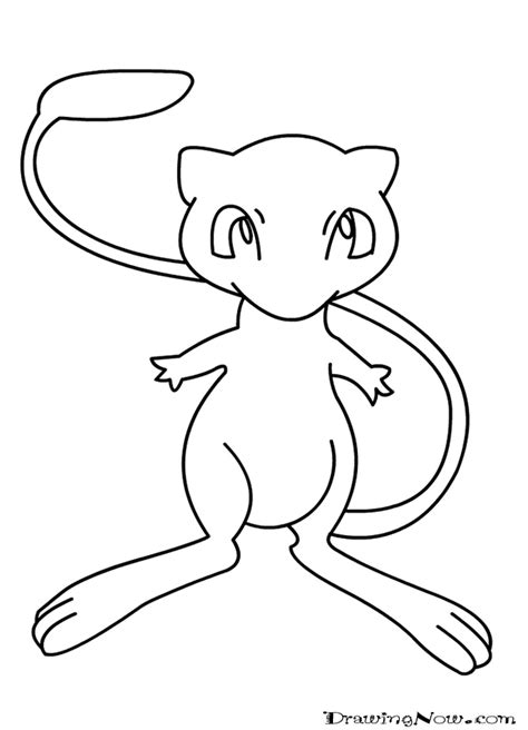 Mewtwo And Mew Colouring Pages Coloring Home