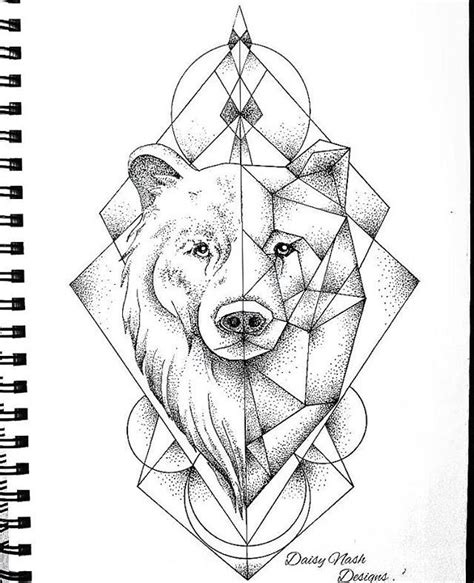 Pics Of My Favorite Geometric Tattoos Geometric Bear Tattoo Bear
