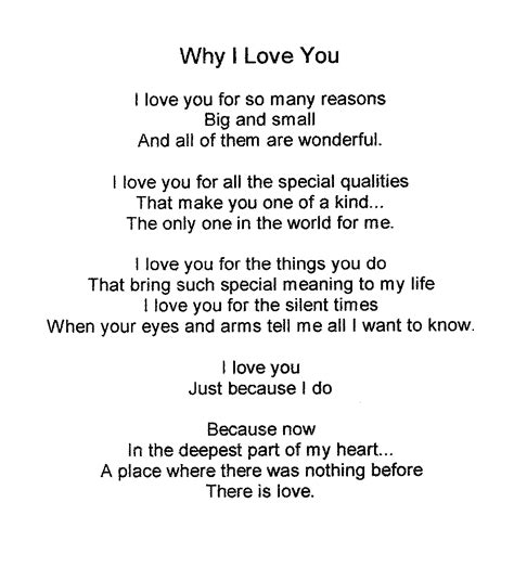 Why I Love You