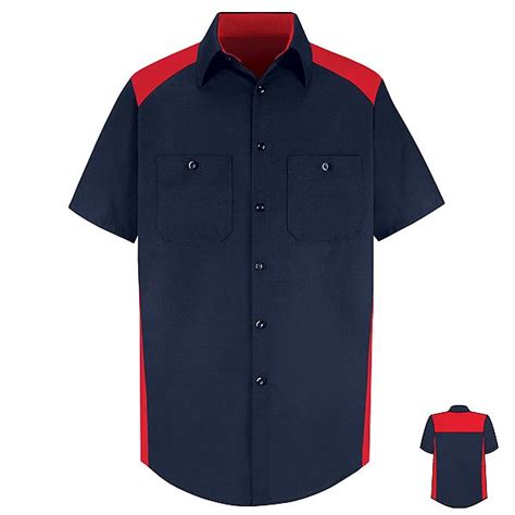 Red Kap Motorsports Shirt Short Sleeve