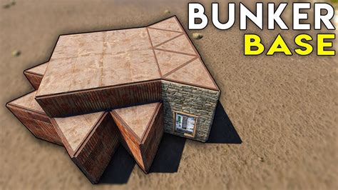Rust Bunker Base Easy Modular Hard To Raid Youtube
