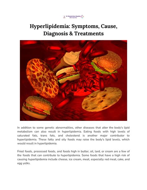 Hyperlipidemia Symptoms Cause Diagnosis And Treatments By Mahimaa Issuu