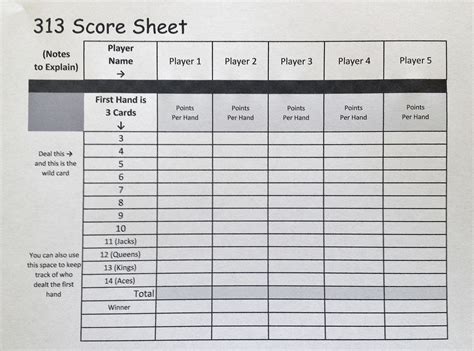 › shanghai card game score sheet. Shanghai Rummy Score Sheet Printable | TUTORE.ORG - Master ...