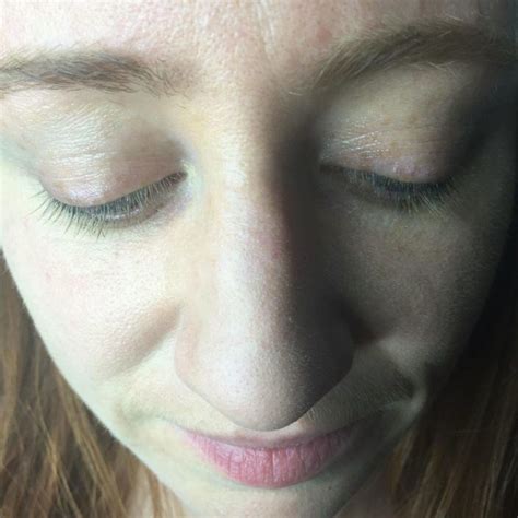 eyelash extensions for redheads photos of before after