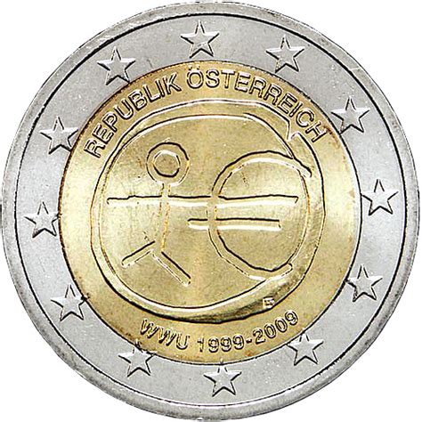 Euro Coins Austria 2 Euro 2009 Special The Black