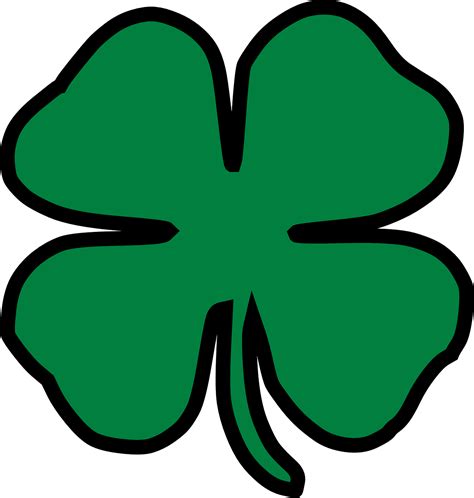 Four Leaf Clover Vector Art