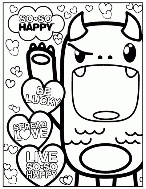 Free printable coloring pages for kids. Cute Kawaii Food Coloring Pages - Coloring Home
