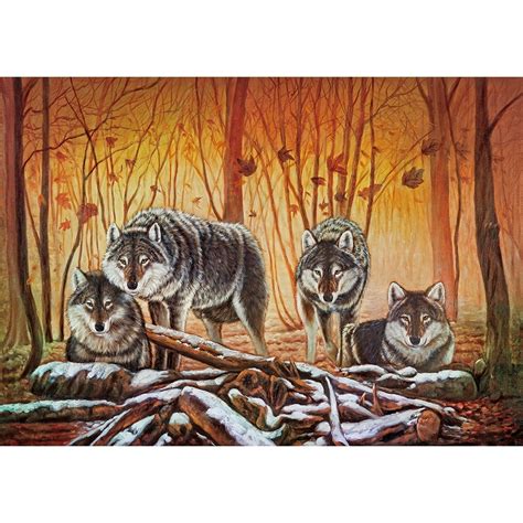Wolf Lair 1000 Piece Puzzle Wolves By Lpf Limited