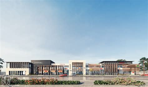 Al Qassim Strip Mall On Behance In Mall Design Strip Mall