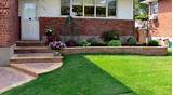Front Yard Landscaping Red Brick House Photos