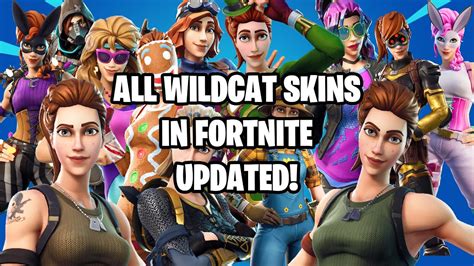 Fortnite All Wildcat Skins Updated YouTube