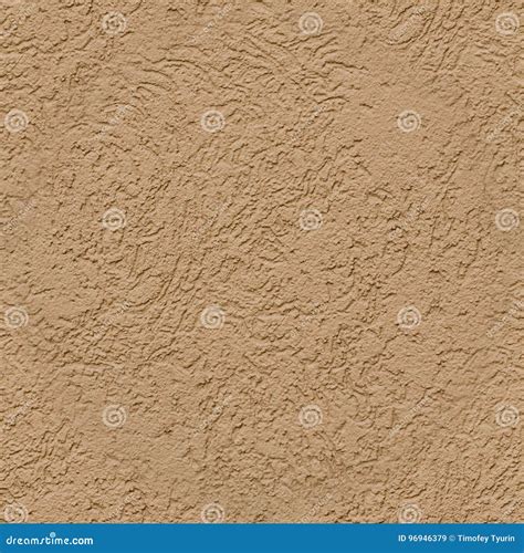 Seamless Beige Painted Textured Wall Background Texture Stock Image