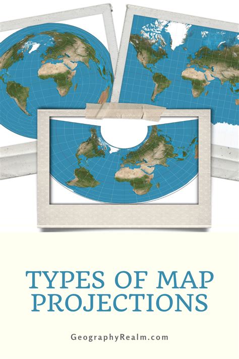Types Of Map Projections Map Cartography Modern Map