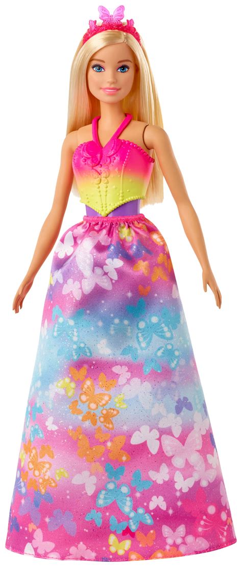 Barbie Dreamtopia Dress Up Doll T Set 125 Inch Blonde With 3