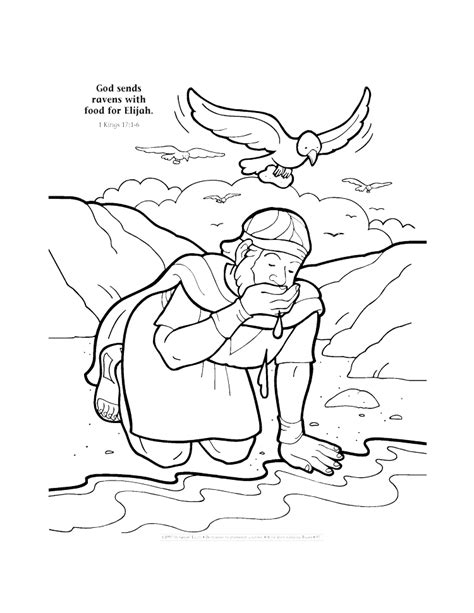 Elijah Bible Coloring Pages Free Coloring Pages