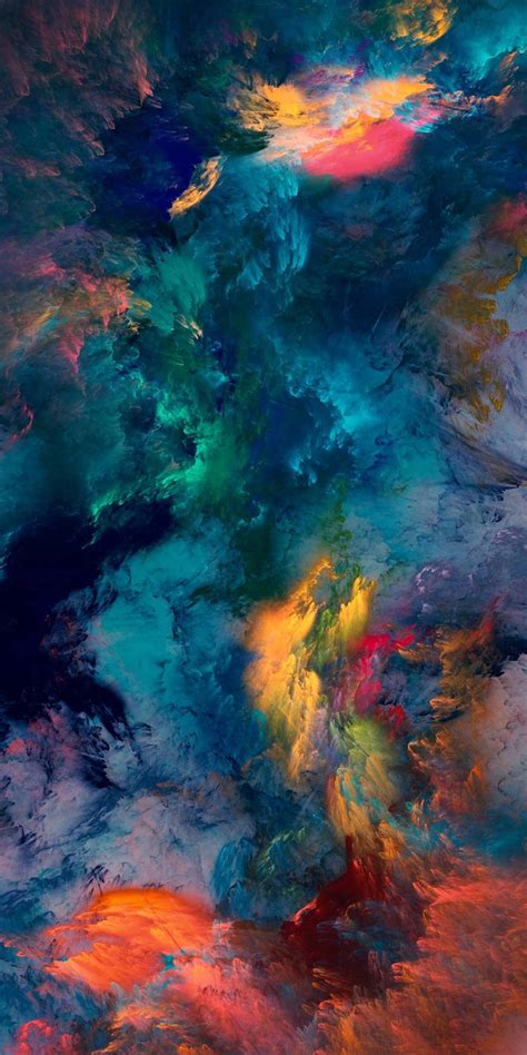 Download Note 10 Plus Abstract Art Wallpaper