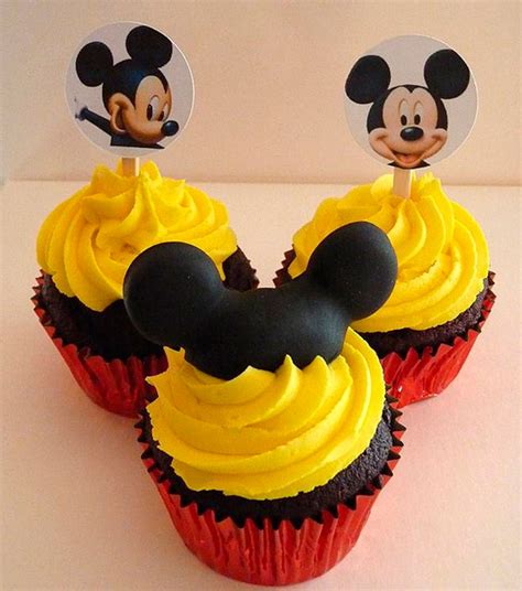 Cupcake Do Mickey 33 Incríveis Ideias Dicas Da Japa