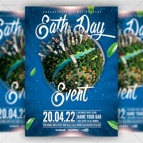 Download Eath Day Event Flyer Psd Template Exclusiveflyer