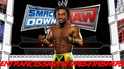 Wwe Smackdown Vs Raw 2009 Entrancessignaturesfinishers Kofi Kingston